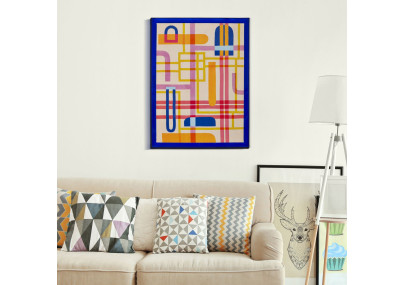 Impresión en lienzo Picassiy H – Arte moderno y dinamismo (50 x 3,3 x 70 cm)