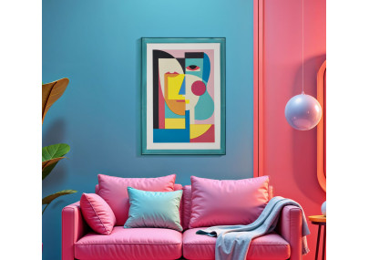 Impression sur toile Picassiy B – Originalité et style contemporain (50 x 3,3 x 70 cm)