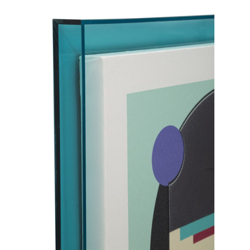 Impresión en lienzo Pop Art H – Explosión de colores y energía (50 x 3,3 x 70 cm)