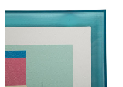 Impressão em tela Pop Art H – Explosão de cores e energia (50 x 3,3 x 70 cm)