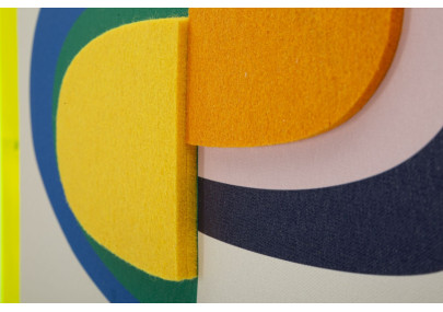 Impression sur toile Pop Art L – Design graphique et impact visuel (50 x 3,3 x 70 cm)