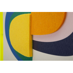 Impressão em Tela Pop Art L – Design Gráfico e Impacto Visual (50 x 3,3 x 70 cm)