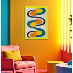 Impressão em Tela Pop Art L – Design Gráfico e Impacto Visual (50 x 3,3 x 70 cm)