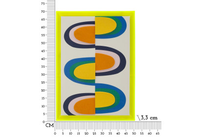 Impressione su tela Pop Art L – Design grafico e impatto visivo (50 x 3,3 x 70 cm)