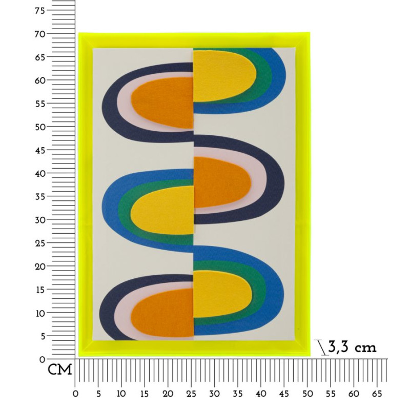 Impression sur toile Pop Art L – Design graphique et impact visuel (50 x 3,3 x 70 cm)