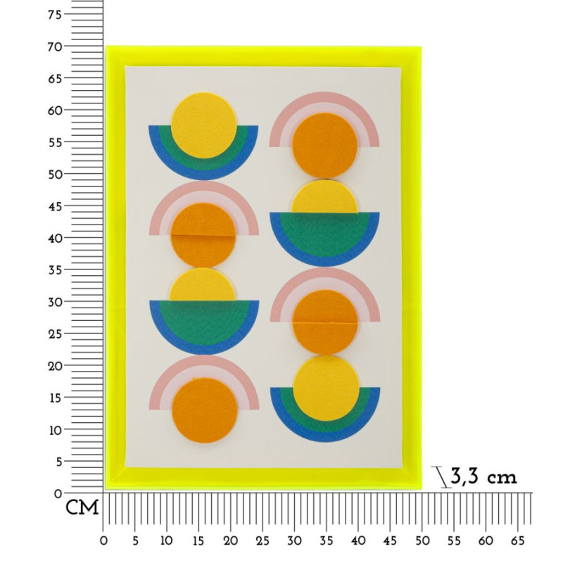 Impresión en lienzo Pop Art con marco L – Explosión de color y energía mural (50 x 3,3 x 70 cm)