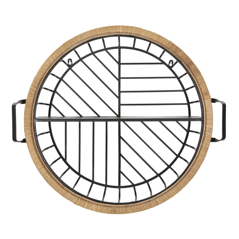 Étagère murale CEBU – Organisation bohème chic et moderne (72,5 x 18 x 65 cm)