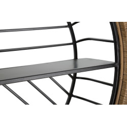 Étagère murale CEBU – Organisation bohème chic et moderne (72,5 x 18 x 65 cm)