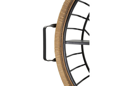 Étagère murale CEBU – Organisation bohème chic et moderne (72,5 x 18 x 65 cm)