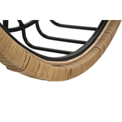 Étagère murale CEBU – Organisation bohème chic et moderne (72,5 x 18 x 65 cm)