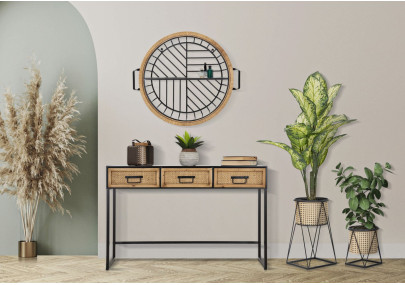 Étagère murale CEBU – Organisation bohème chic et moderne (72,5 x 18 x 65 cm)