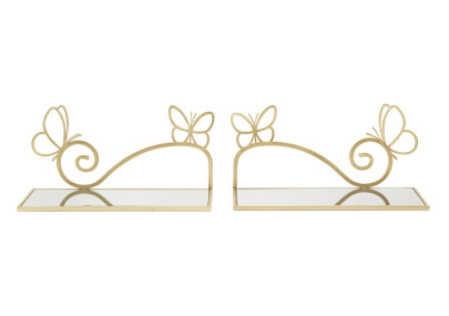 Ensemble de 2 papillons pour lit mural – Fantaisie aérienne et charme décoratif (41,5 x 18 x 21 cm)