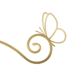 Ensemble de 2 papillons pour lit mural – Fantaisie aérienne et charme décoratif (41,5 x 18 x 21 cm)