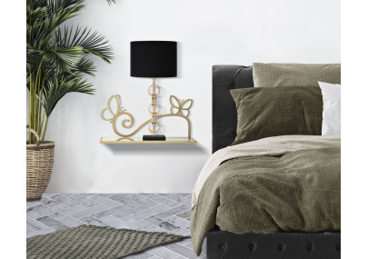 Ensemble de 2 papillons pour lit mural – Fantaisie aérienne et charme décoratif (41,5 x 18 x 21 cm)