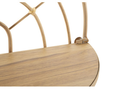 Étagère double architecture – Design original et pratique pour vos murs (34,5 x 18 x 45,5 cm)