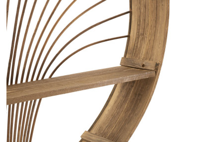 Étagère FUJI – Sobriété et chic décoratif pour votre intérieur (60,5 x 10,5 x 76 cm)