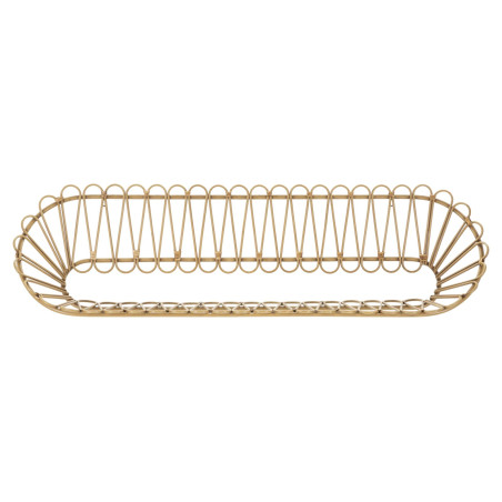 Étagère murale Panama – Grande capacité et style bohème impressionnant (162 x 28 x 43,5 cm)