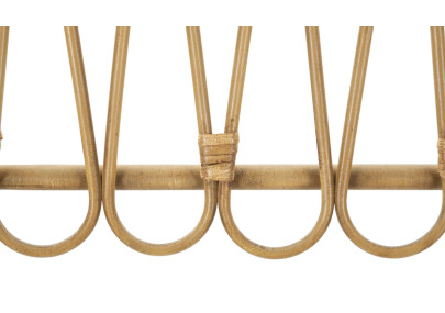 Étagère murale Panama – Grande capacité et style bohème impressionnant (162 x 28 x 43,5 cm)