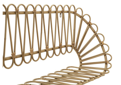 Étagère murale Panama – Grande capacité et style bohème impressionnant (162 x 28 x 43,5 cm)