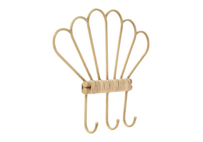 Gancio da parete Panama a 3 ganci – Organizzazione pratica e design raffinato (37,5 x 5 x 32,5 cm)