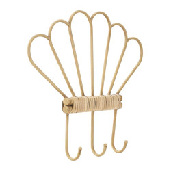 Cintre mural Panama à 3 crochets – Organisation pratique et design raffiné (37,5 x 5 x 32,5 cm)