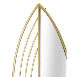 Set da 2 portacandele a forma di foglia – Luminosità ed eleganza romantica (18 x 13 x 41 cm / 15 x 13 x 35 cm)