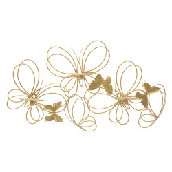 Porta-velas de parede PAPILS – Design refinado e modernidade (61 x 12 x 34 cm)