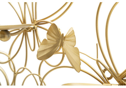 Porta-velas de parede PAPILS – Design refinado e modernidade (61 x 12 x 34 cm)