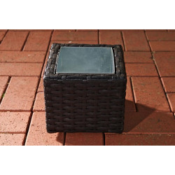 Pot de fleurs noir de Laura S