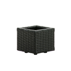 Pot de fleurs noir de Laura S