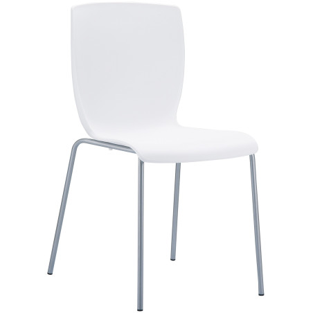 Silla Apilable Mio Blanco
