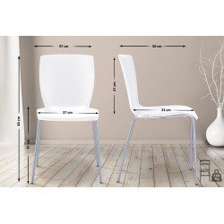 Chaise MIO blanche