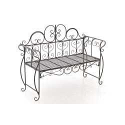 Banc de jardin Minna, bronze