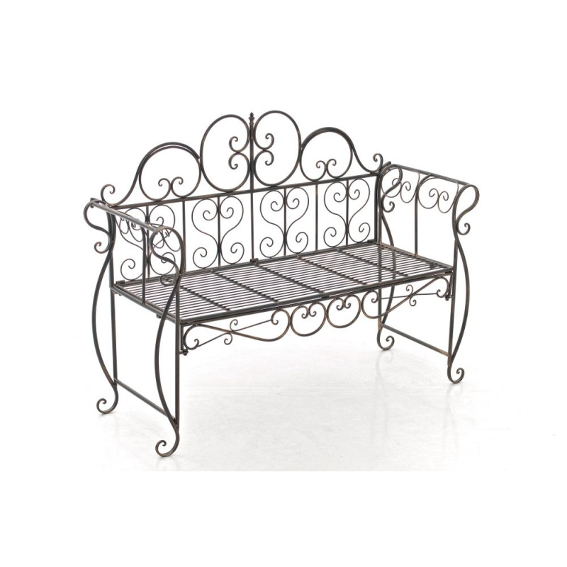 Banc de jardin Minna, bronze
