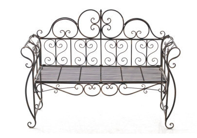 Banc de jardin Minna, bronze