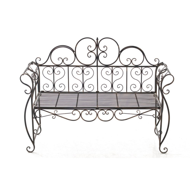 Banc de jardin Minna, bronze