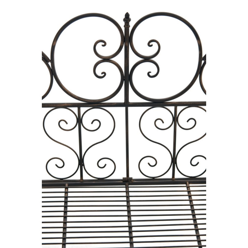 Banc de jardin Minna, bronze