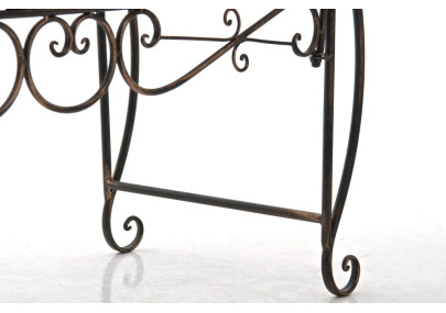 Banc de jardin Minna, bronze