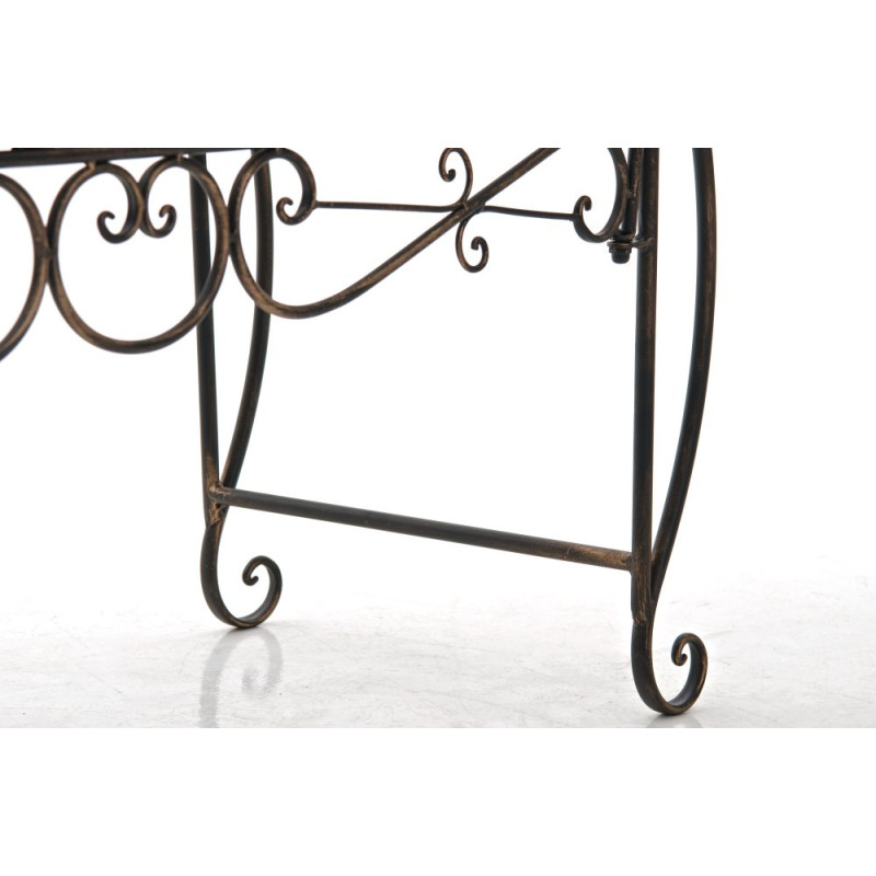 Banc de jardin Minna, bronze