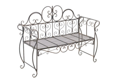 Banc de jardin Minna, bronze