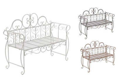 Banc de jardin Minna, bronze