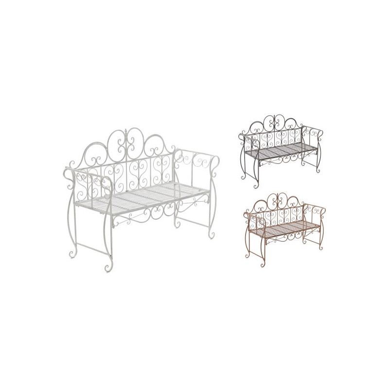 Banc de jardin Minna, bronze