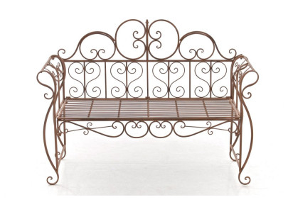 Banc de jardin Minna, brun antique