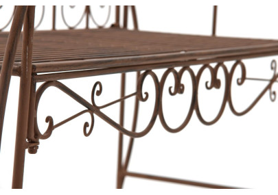Banc de jardin Minna, brun antique