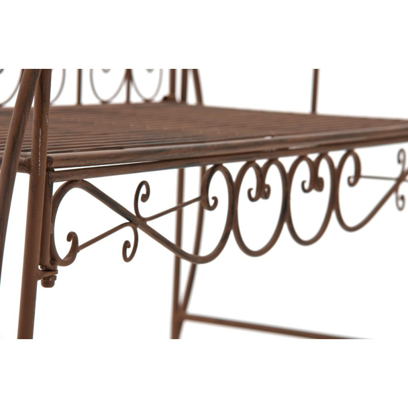 Banc de jardin Minna, brun antique