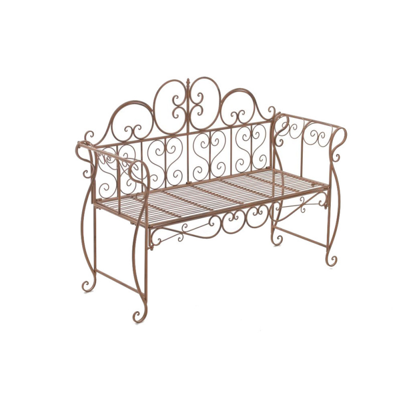 Banc de jardin Minna, brun antique
