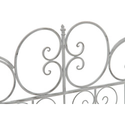 Banc de jardin Minna, blanc antique