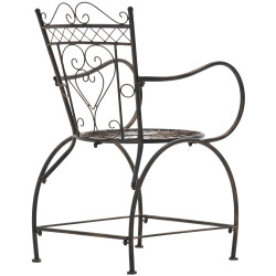 Sedia Giardino Sheela in Metallo bronzo