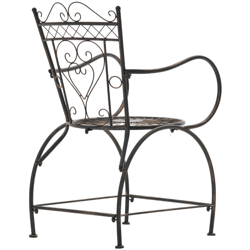 Sedia Giardino Sheela in Metallo bronzo