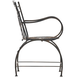 Sedia Giardino Sheela in Metallo bronzo